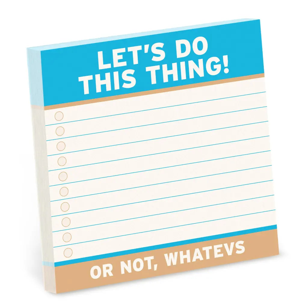 Let's Do This Thing Real Big Stickies