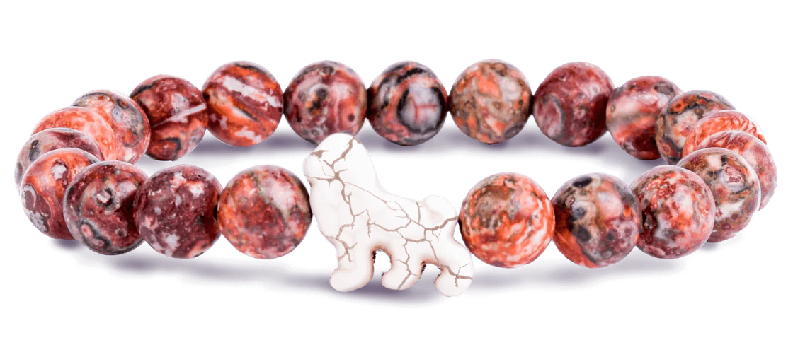 The Excursion Bracelet - Lion, Sahara Stone
