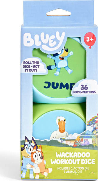 Bluey Wackadoo Workout Dice