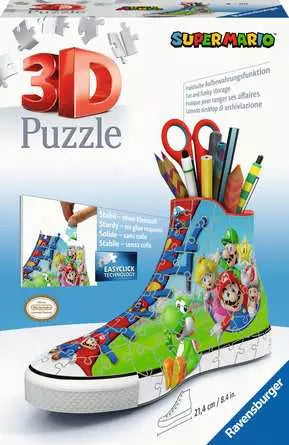 Super Mario Sneaker 3D Puzzle, 108 pc