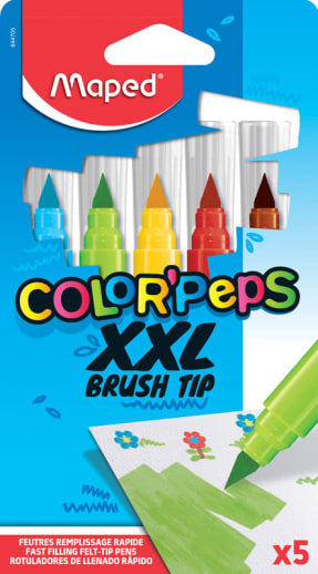 ColorPeps XXL Brush Tip Jumbo Washable Markers