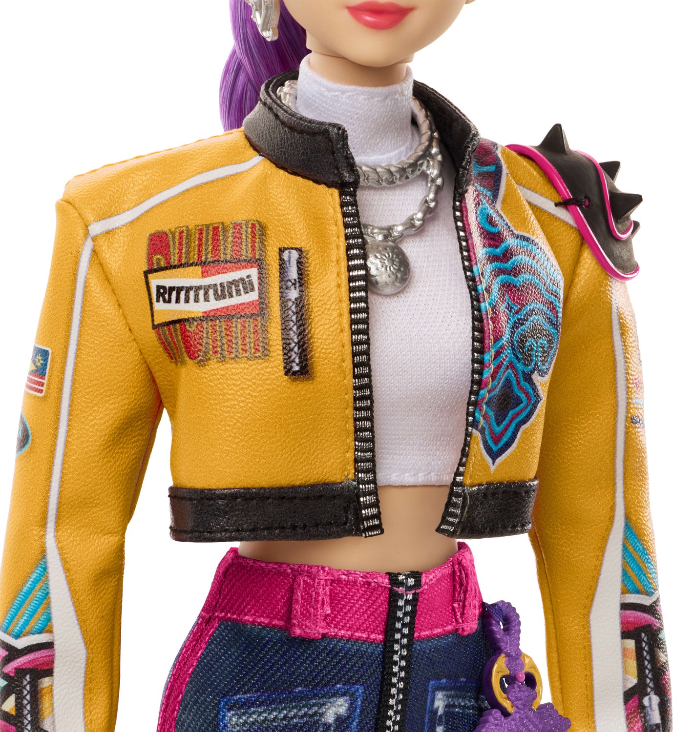 Mattel KPop Demon Hunters HUNTR/X Rumi Fashion Doll in Removable Look with Themed Movie Accessories
