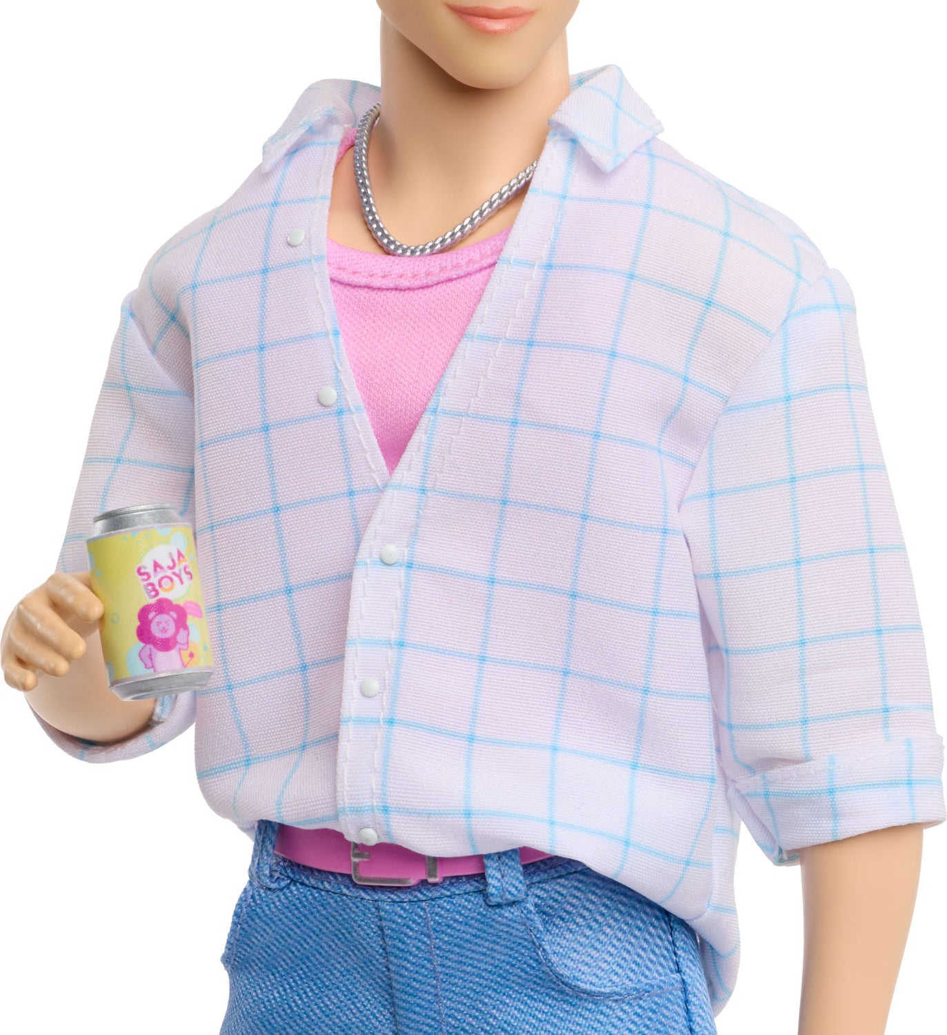 Mattel KPop Demon Hunters Saja Boys Jinu Fashion Doll in “Soda Pop” Look with Themed Movie Accessories