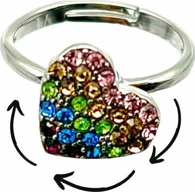 Heart Spinner Ring