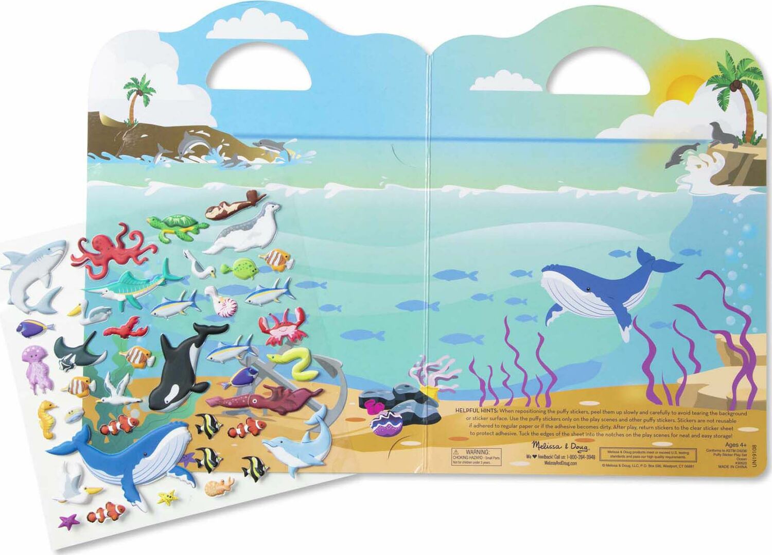 Puffy Sticker Play Set - Ocean