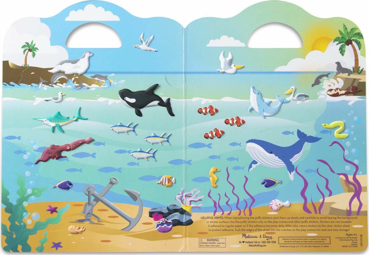 Puffy Sticker Play Set - Ocean