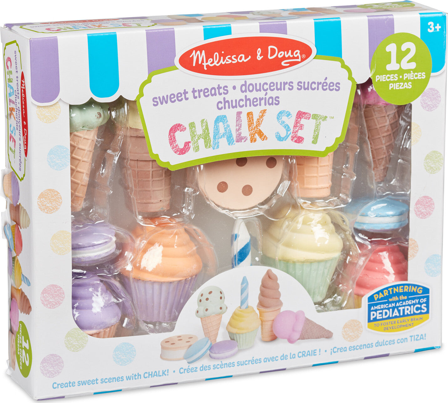 Ice Cream & Cake Chalk Set