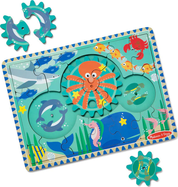 Underwater Wooden Gear Puzzle