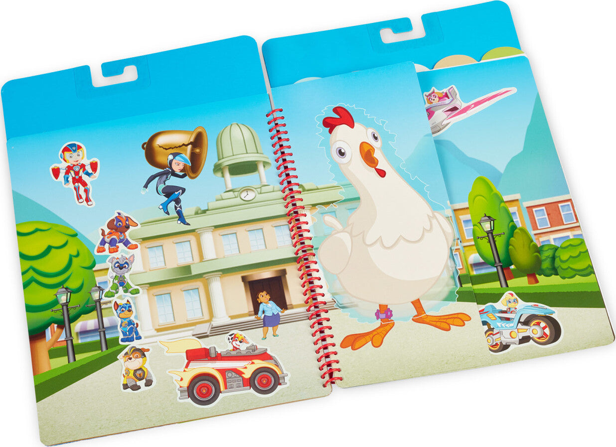 Paw Patrol Restickable Stickers Flip-Flap Pad - Adventure Bay