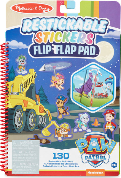 Paw Patrol Restickable Stickers Flip-Flap Pad - Ultimate Rescue