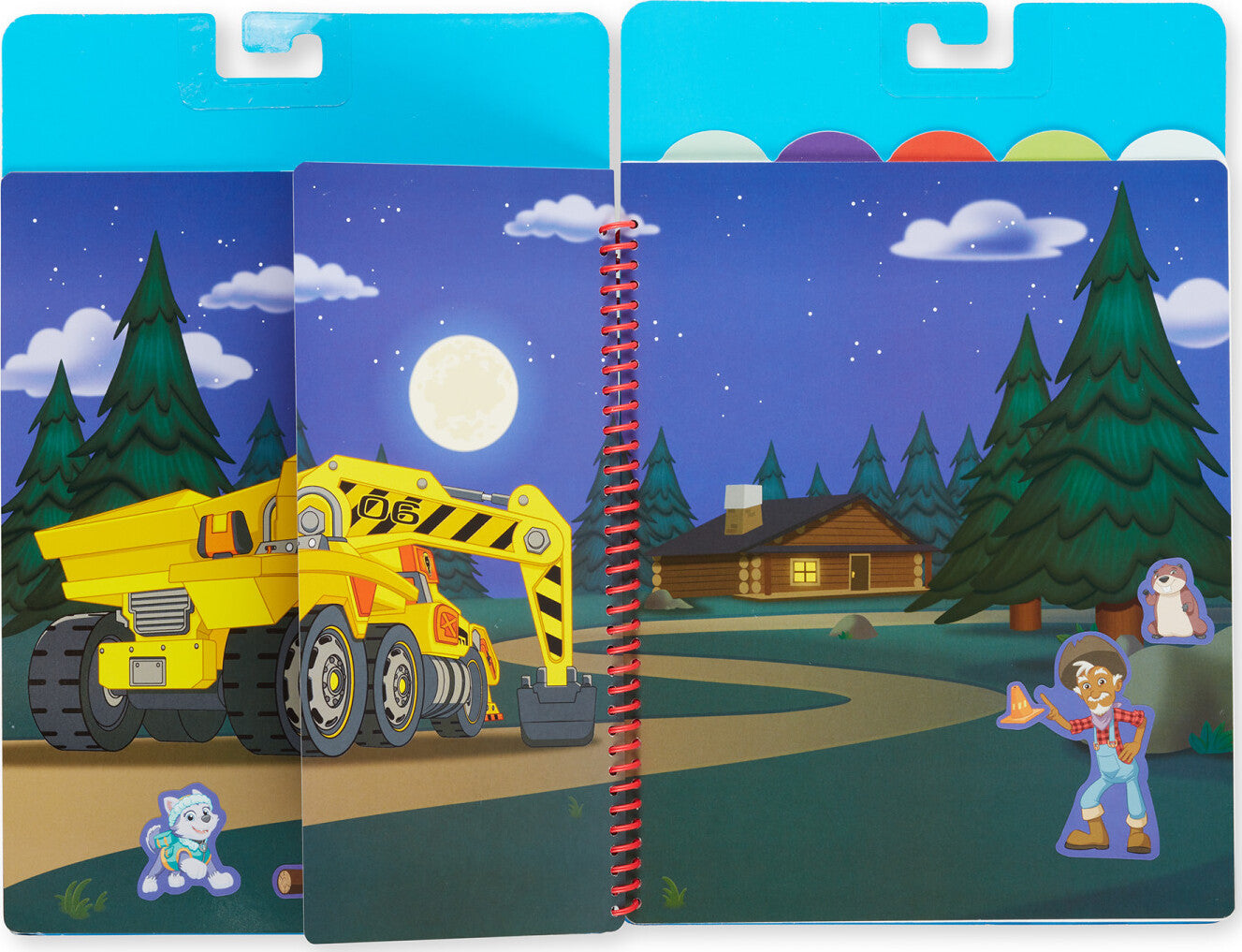 Paw Patrol Restickable Stickers Flip-Flap Pad - Ultimate Rescue