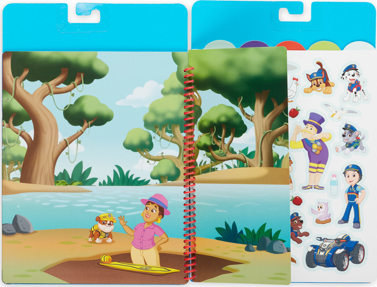 Paw Patrol Restickable Stickers Flip-Flap Pad - Ultimate Rescue