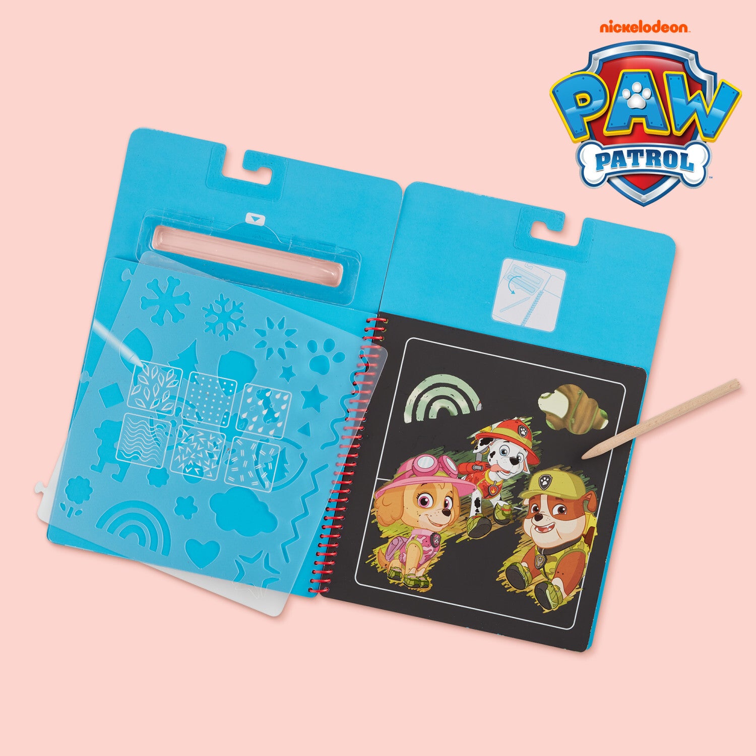 Paw Patrol Scratch Art Pad - Skye