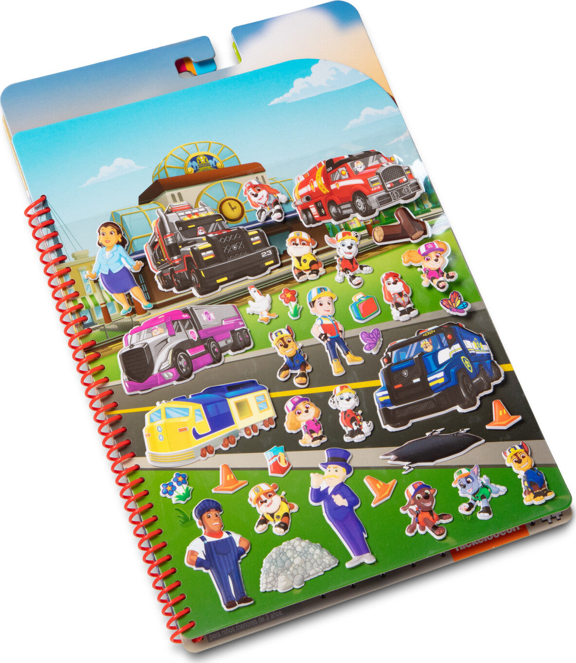 Paw Patrol Puffy Stickers - Big Truck Pups