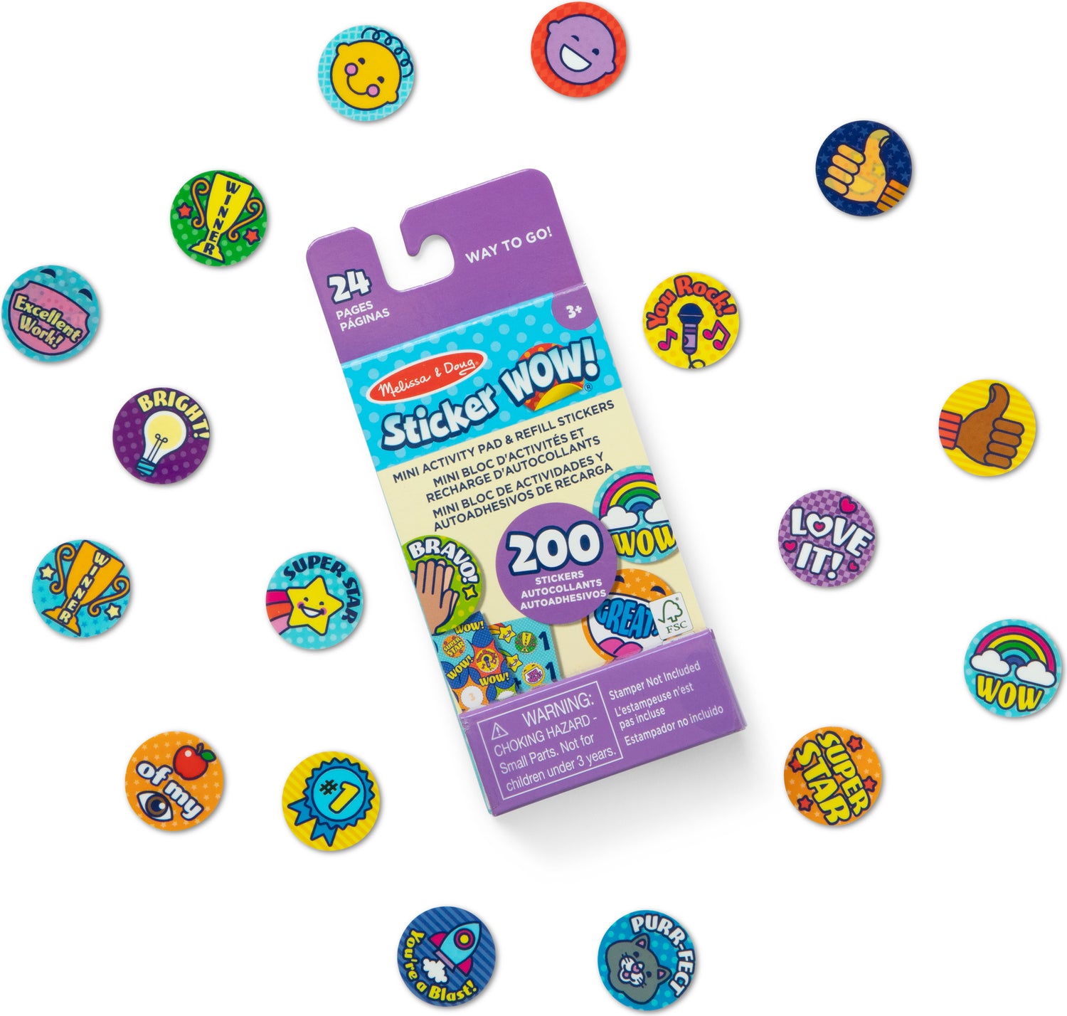 Sticker WOW! Mini Activity Pad with Refill Stickers - Rewards
