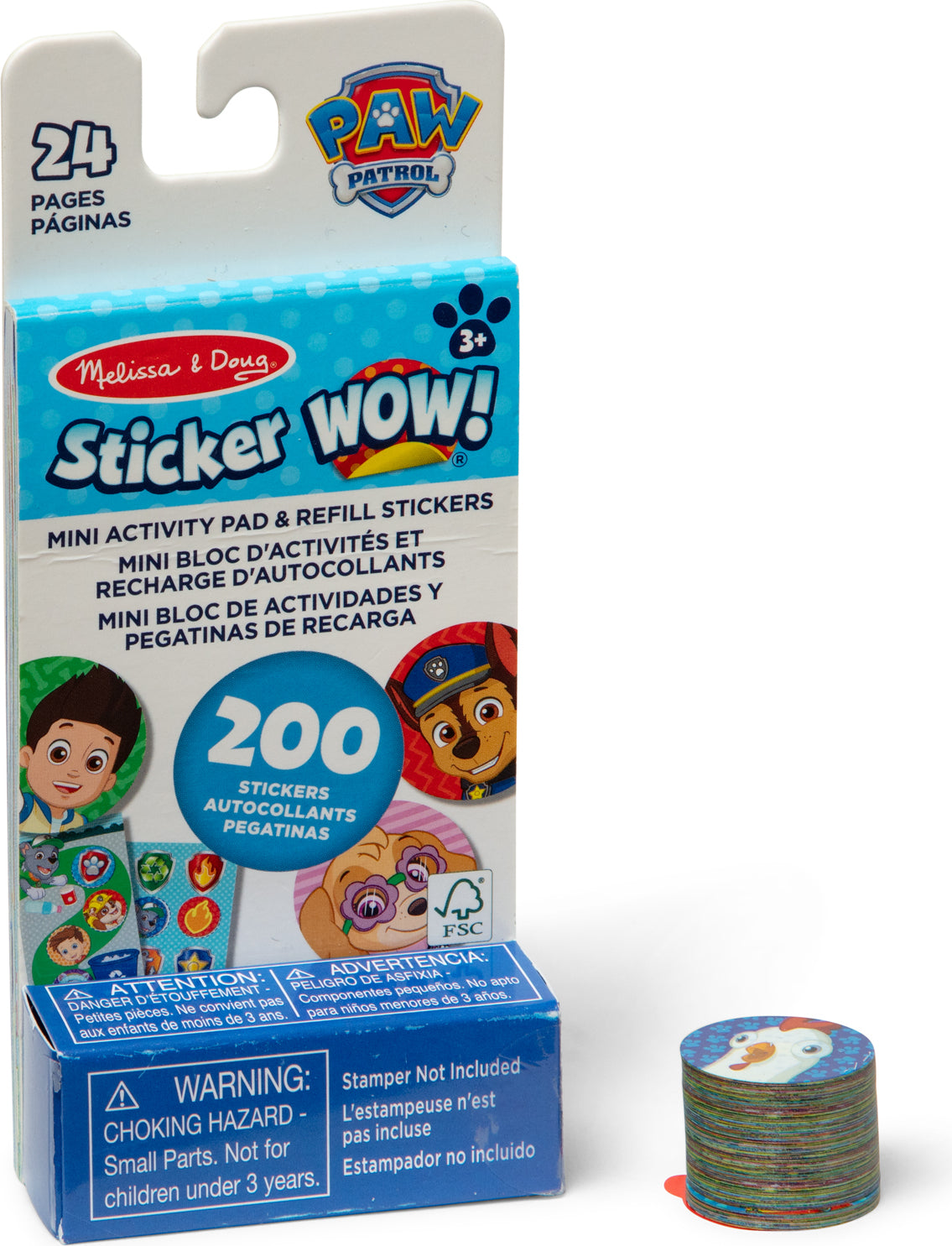 Sticker WOW! Mini Activity Pad with Refill Stickers - Paw Patrol