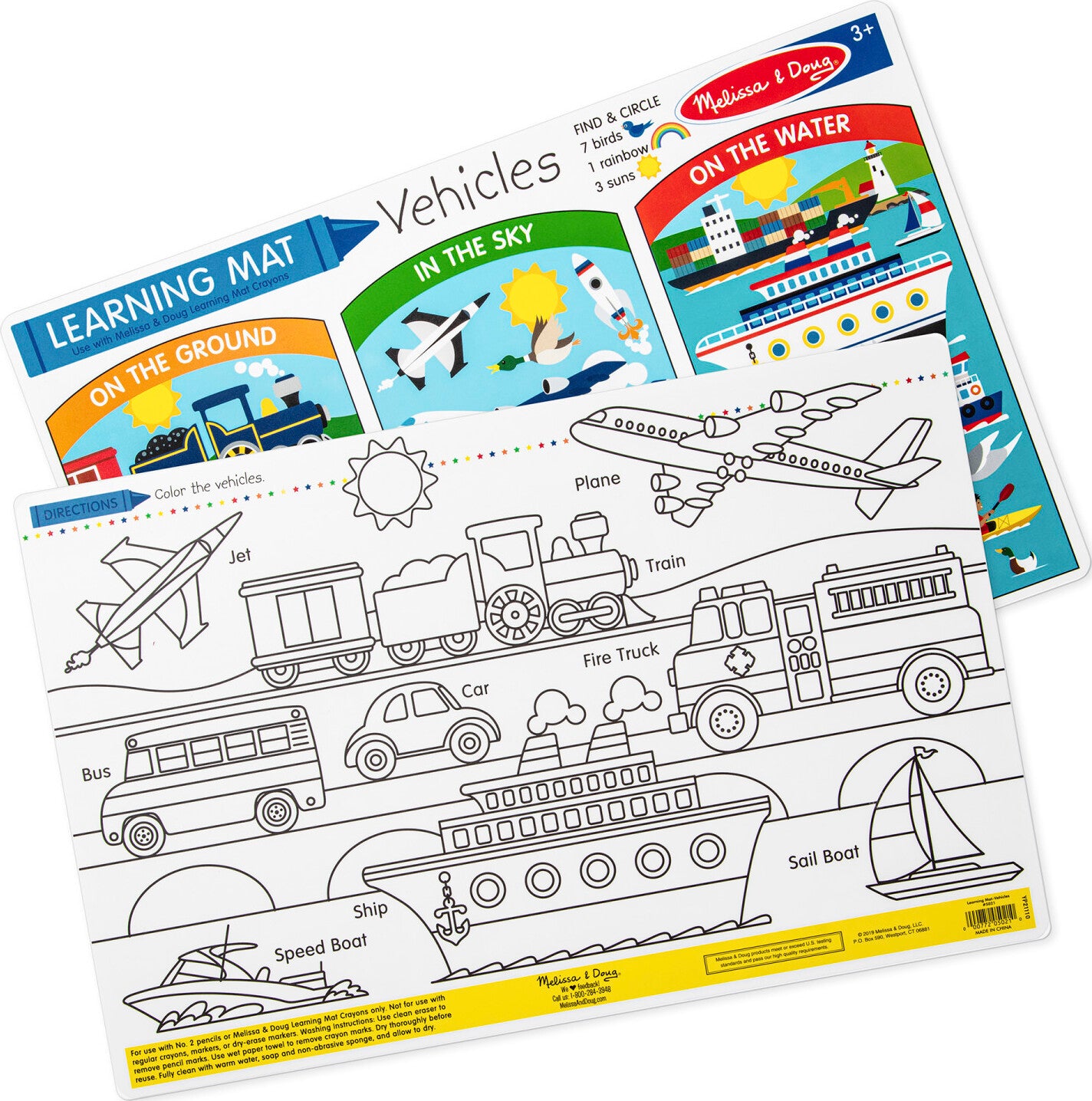 Vehicles Write-A-Mat (Bundle Of 6)