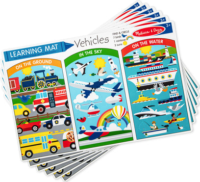 Vehicles Write-A-Mat (Bundle Of 6)