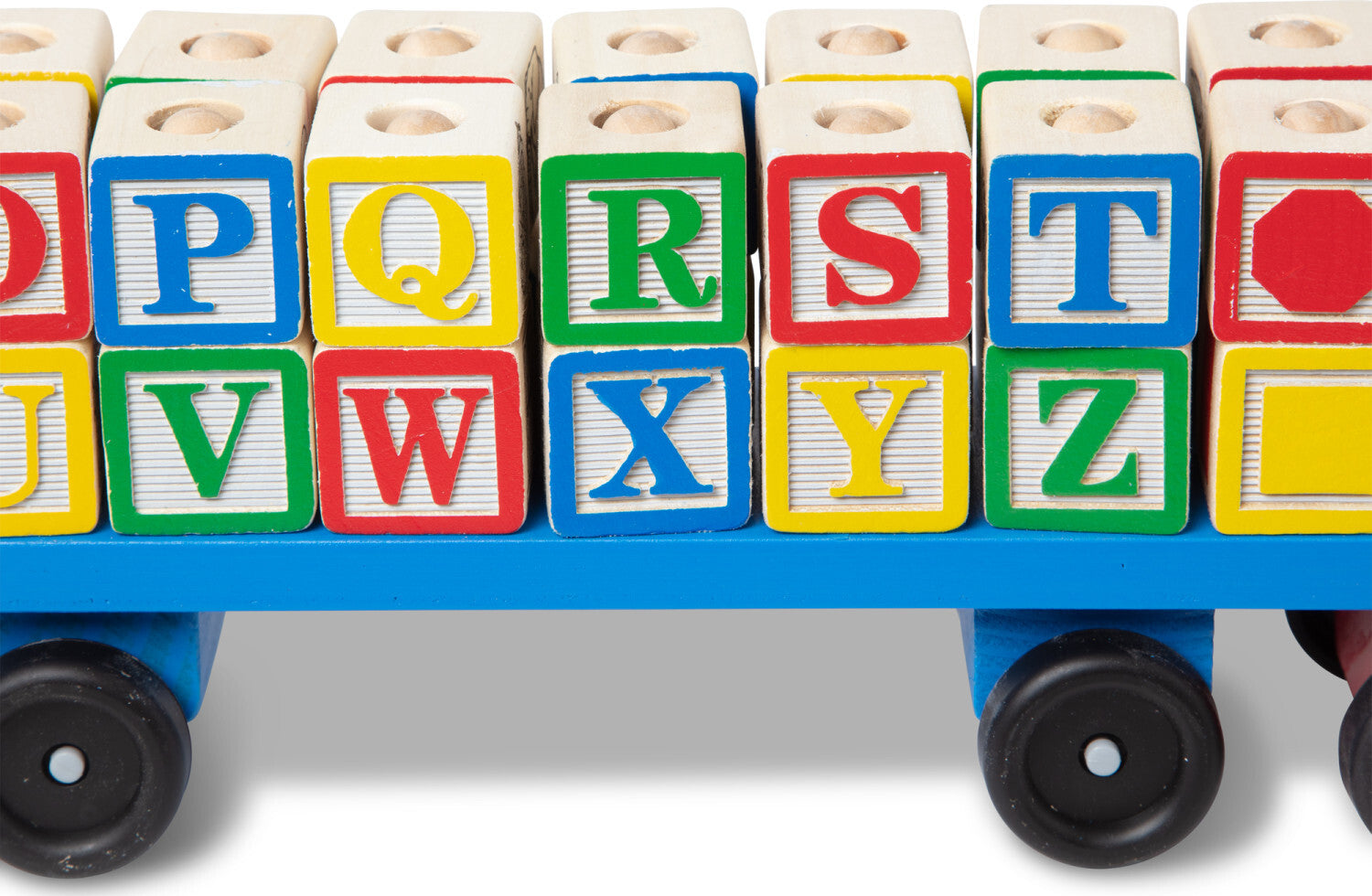 Alphabet Blocks Wooden Truck