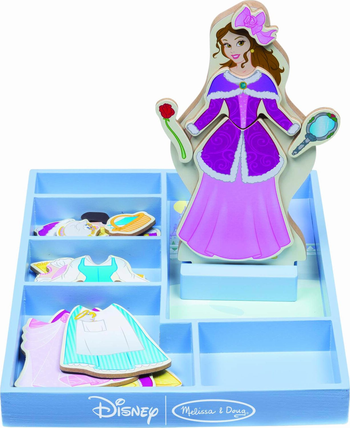 Belle Wooden Magnetic Dress-Up