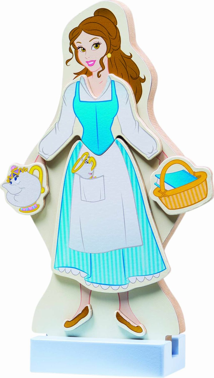 Belle Wooden Magnetic Dress-Up