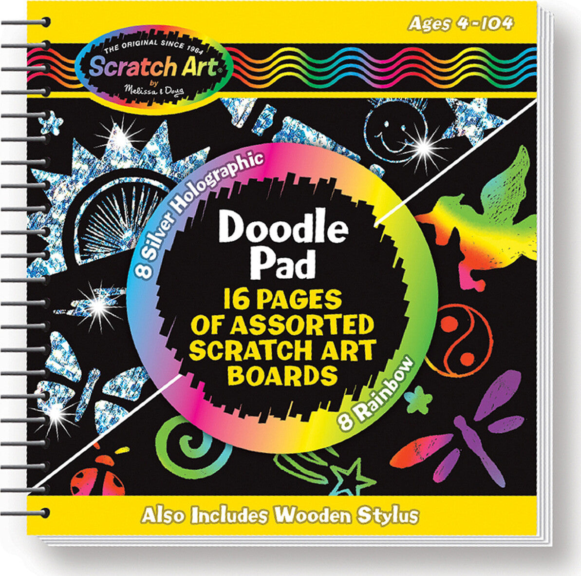 Scratch Art Doodle Pad Book