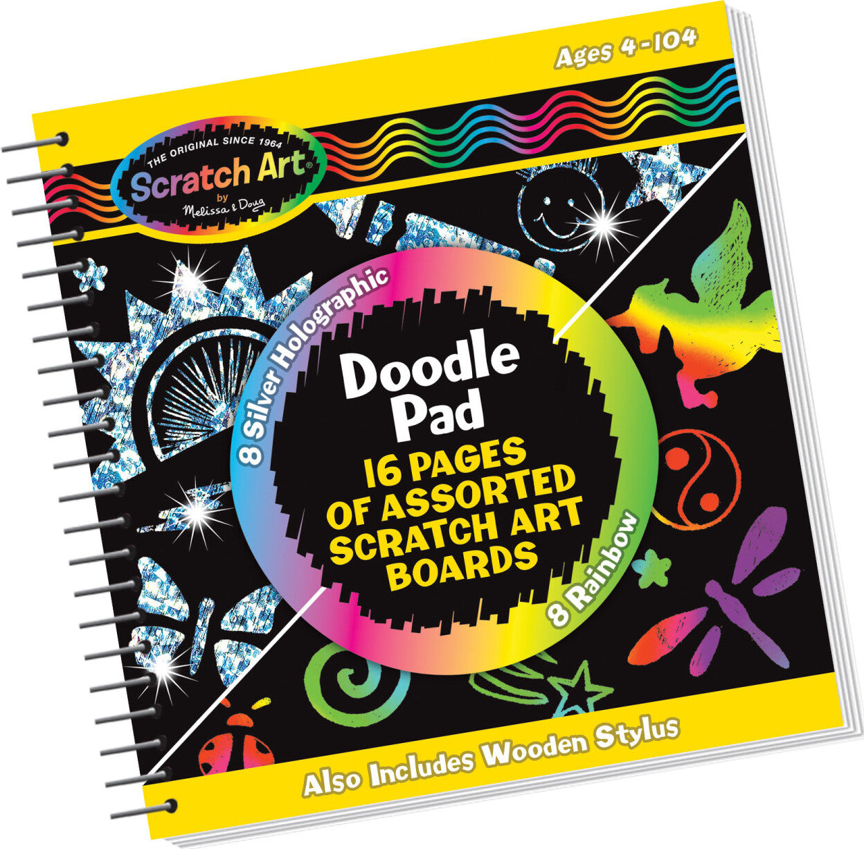 Scratch Art Doodle Pad Book