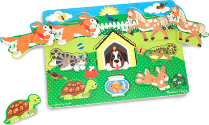 Pets Peg Puzzle - 8 Pieces