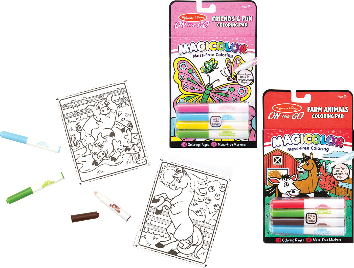 Magicolor - On the Go - Farm Animals Coloring Pad