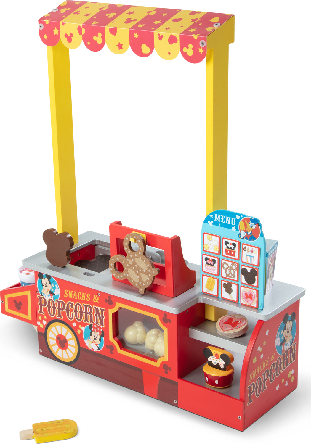 Disney Snacks and Popcorn Wooden Food Counter