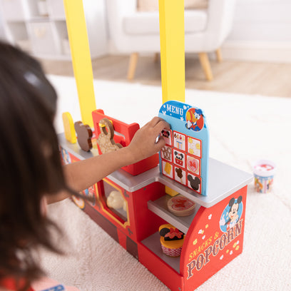 Disney Snacks and Popcorn Wooden Food Counter