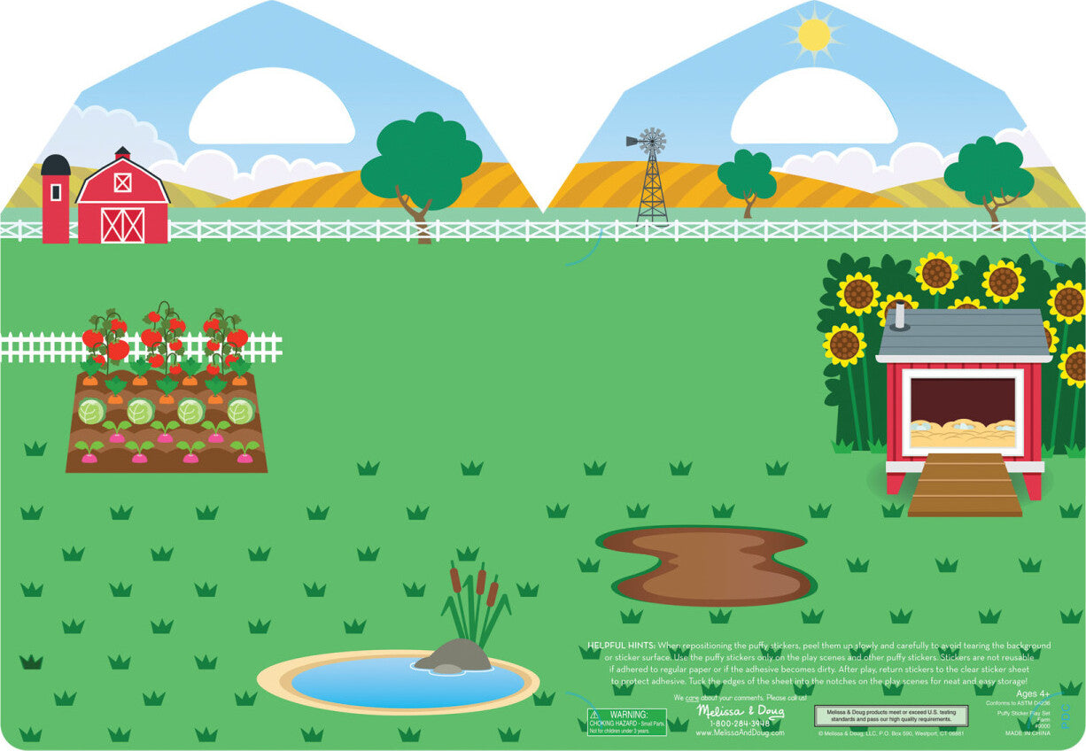 Puffy Sticker Play Set - On the Farm