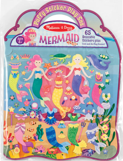 Puffy Sticker Play Set: Mermaid