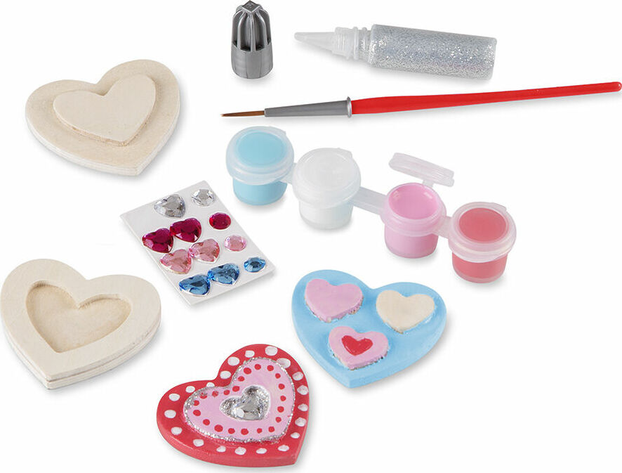 Created by Me! Heart Magnets Wooden Craft Kit