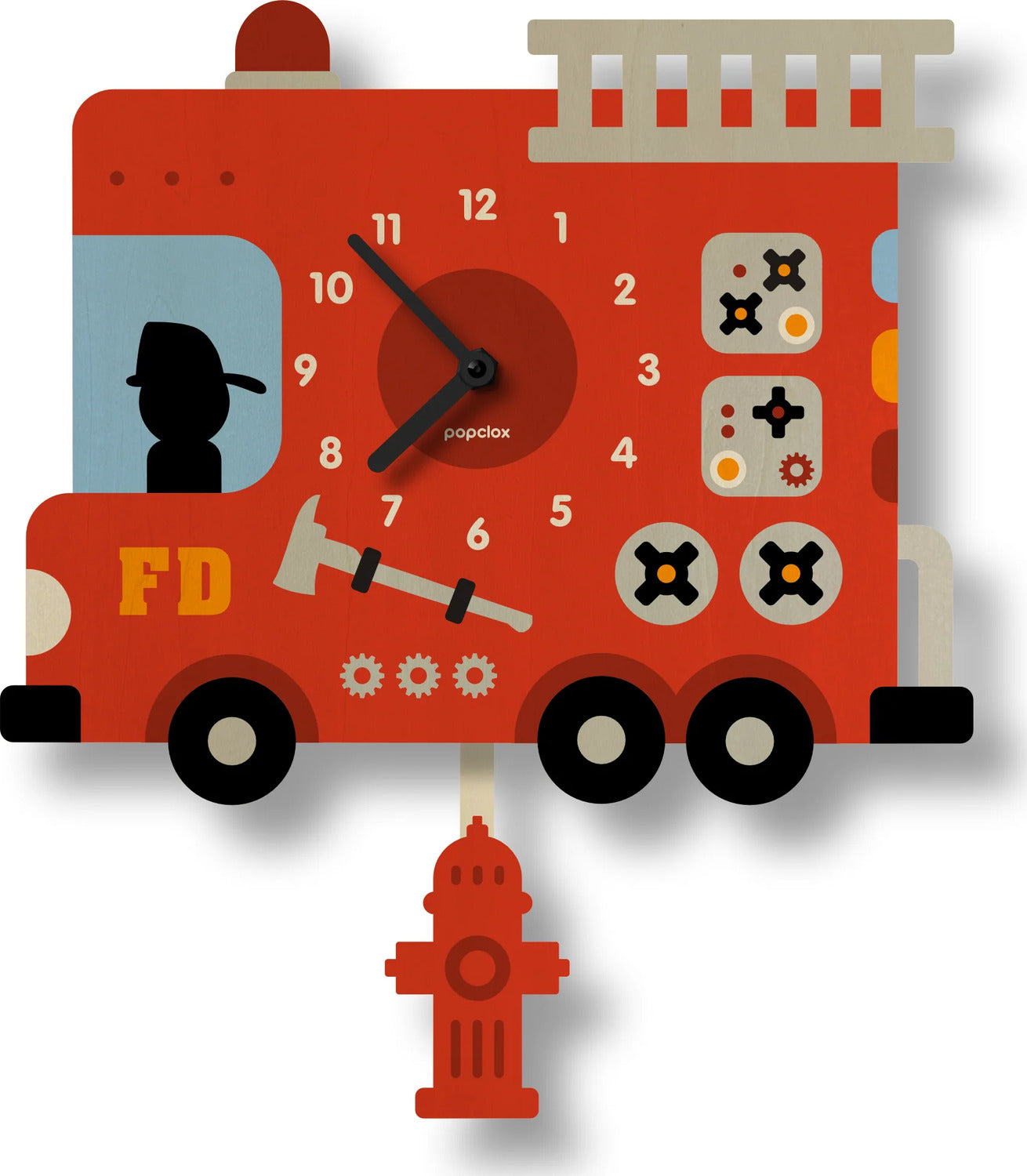 Pendulum Clock (fire truck)