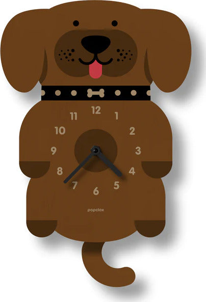 Pendulum Clock (puppy - assorted colors)