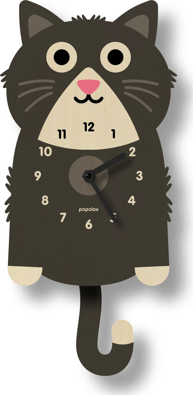 Pendulum Clock (kitten - assorted colors)