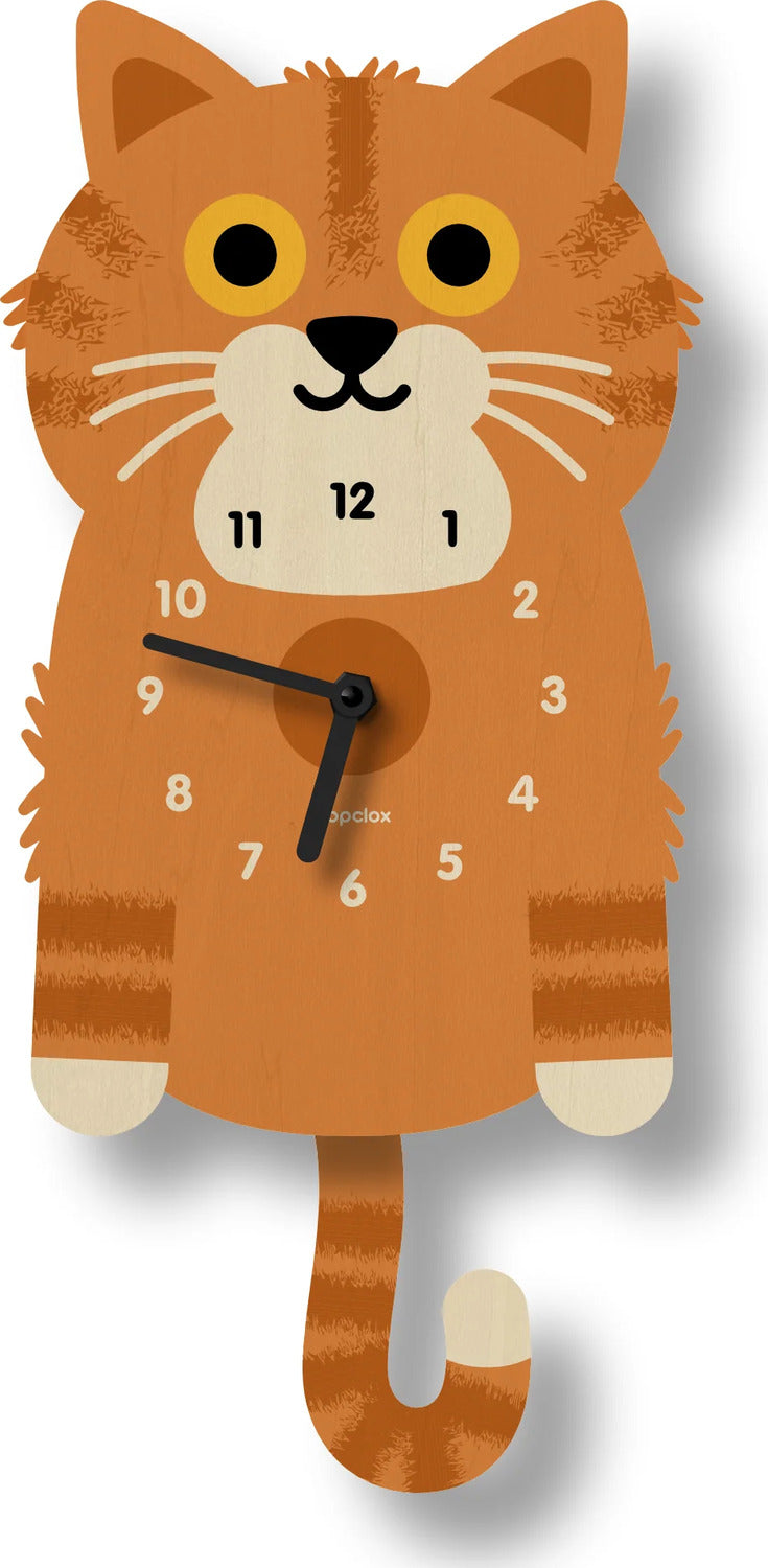 Pendulum Clock (kitten - assorted colors)