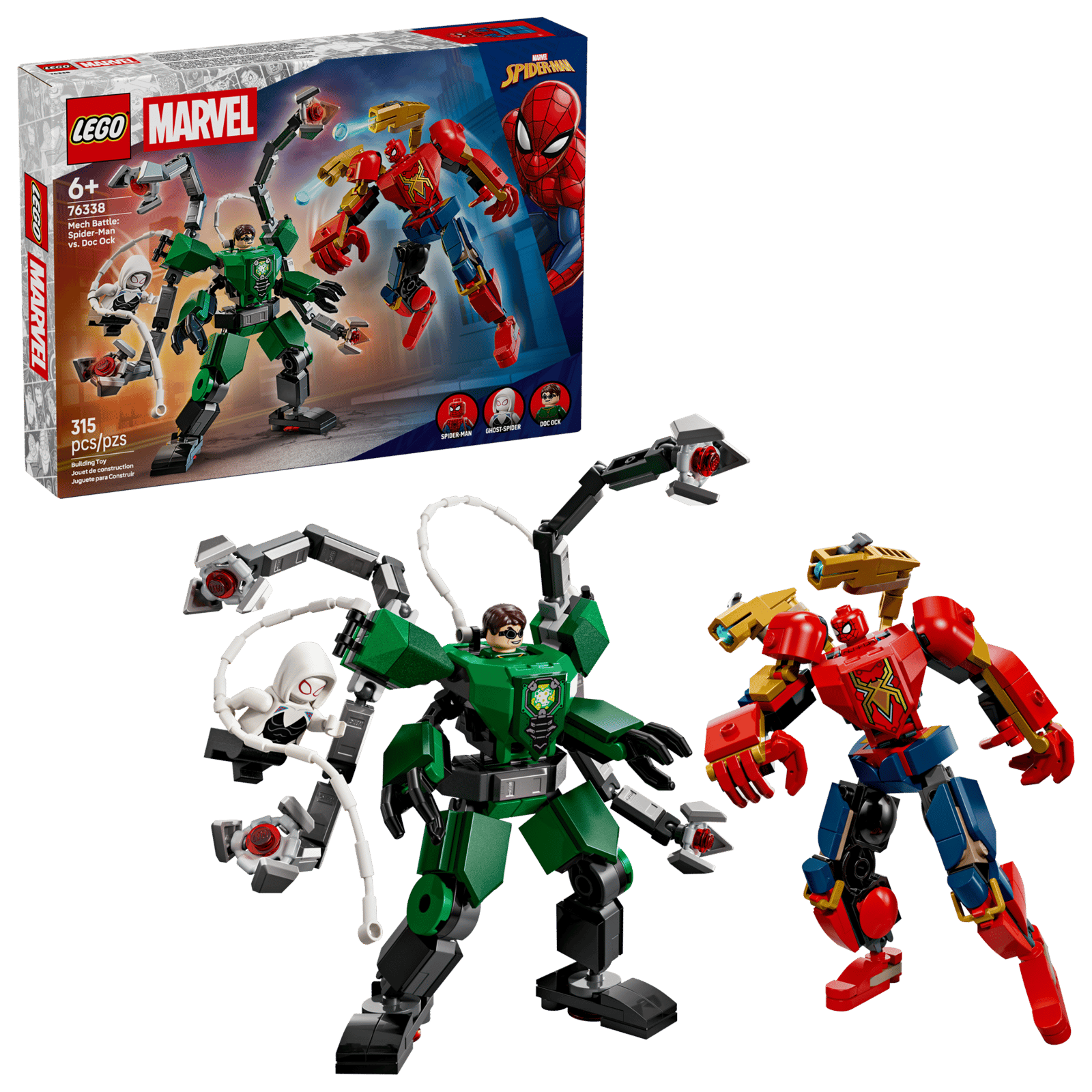 Mech Battle Spider Man vs Doc Ock
