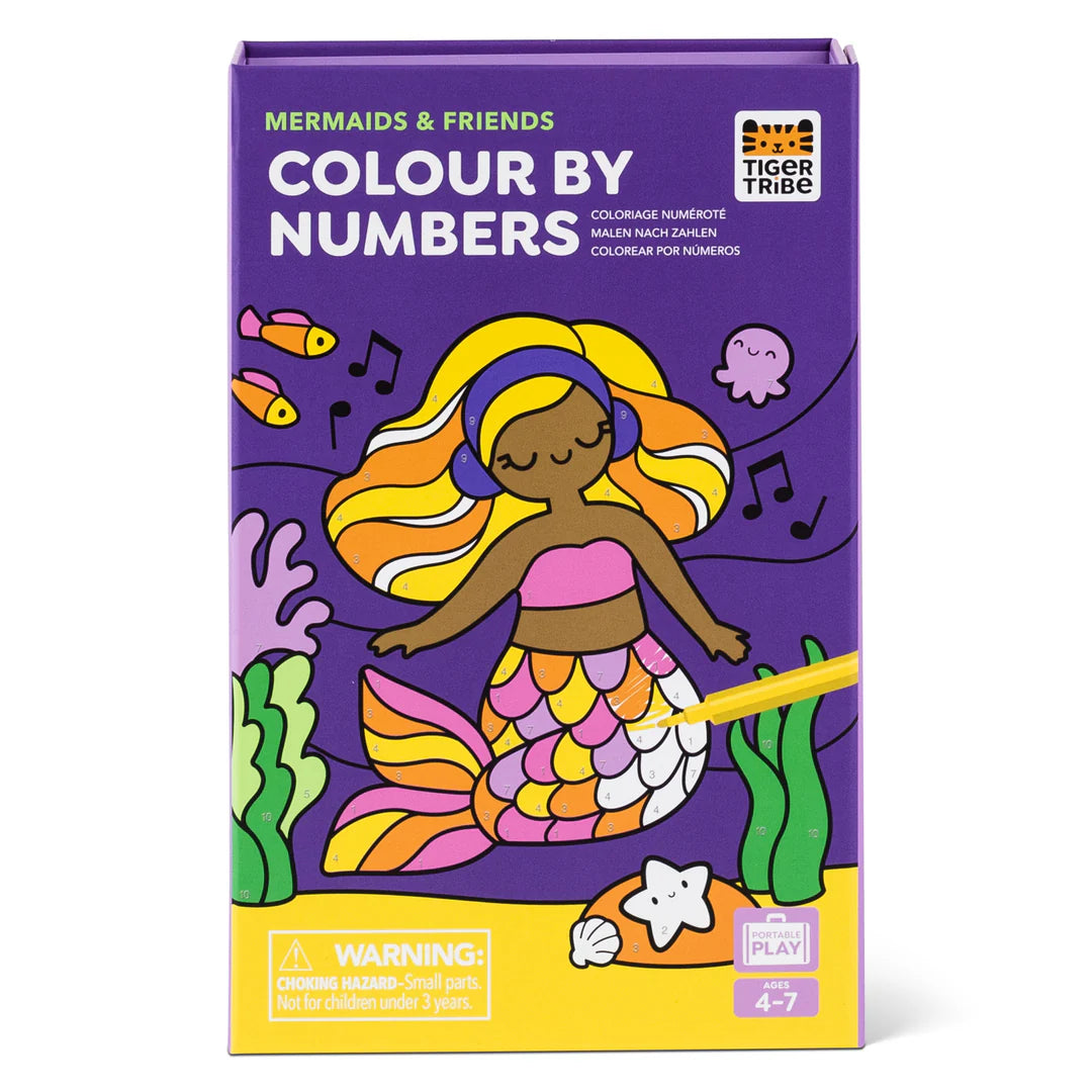 Color By Numbers - Mermaids and Friends
