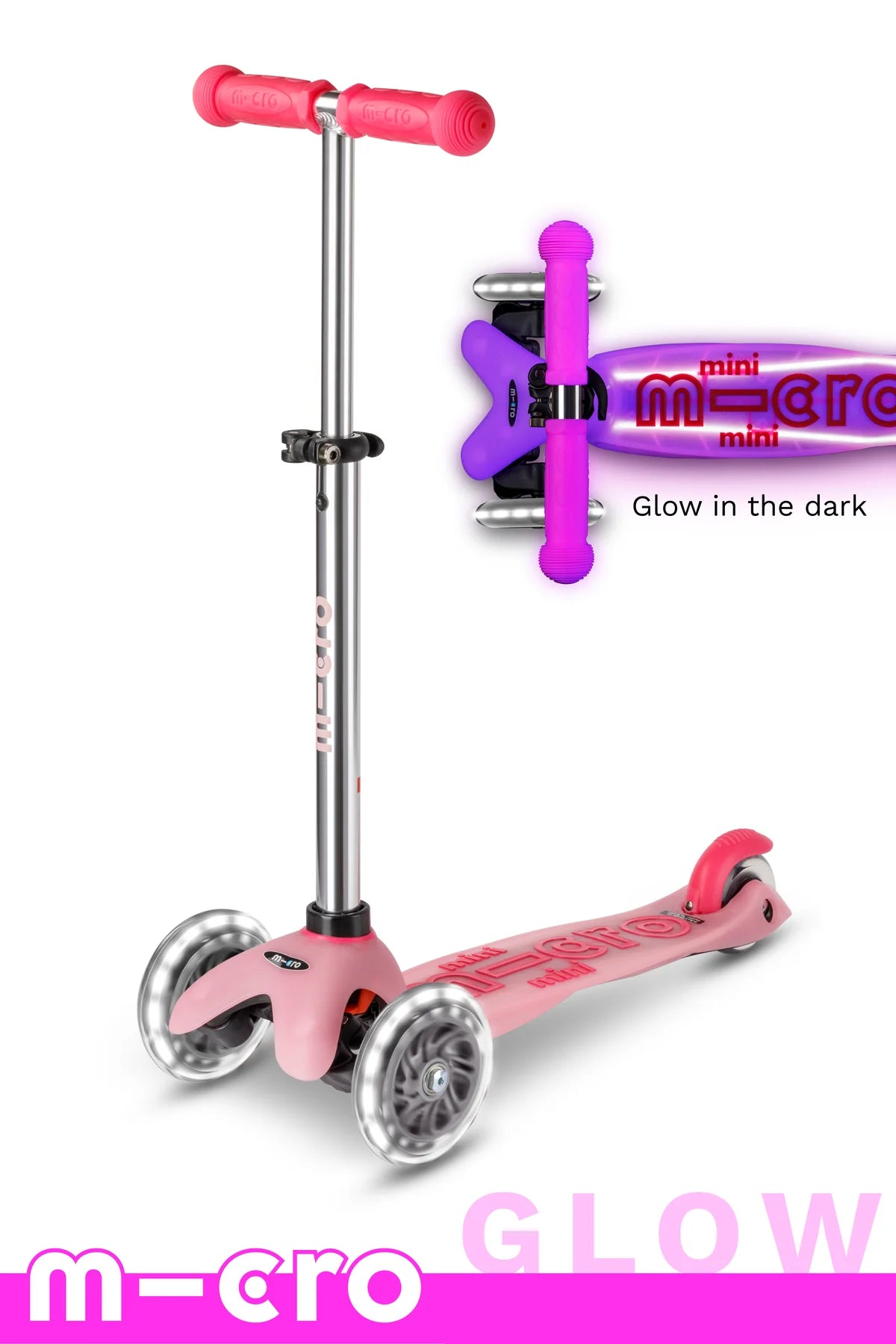 Micro Mini Glow Plus LED - Frosty Pink