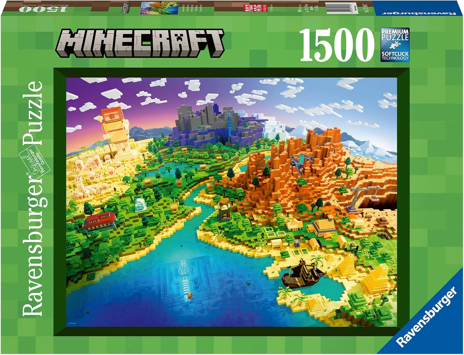 World of Minecraft (1500 Piece Puzzle)