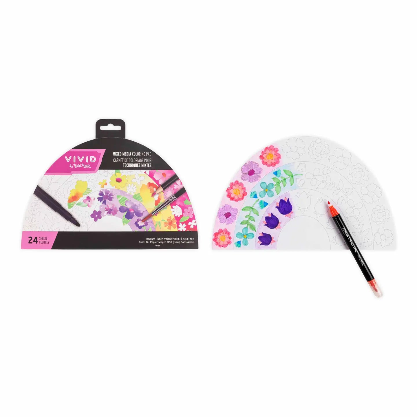 Mixed Media Rainbow Pad