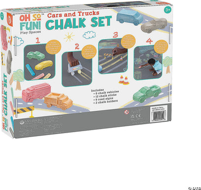 Oh So Fun! Cars and Trucks Chalk Set