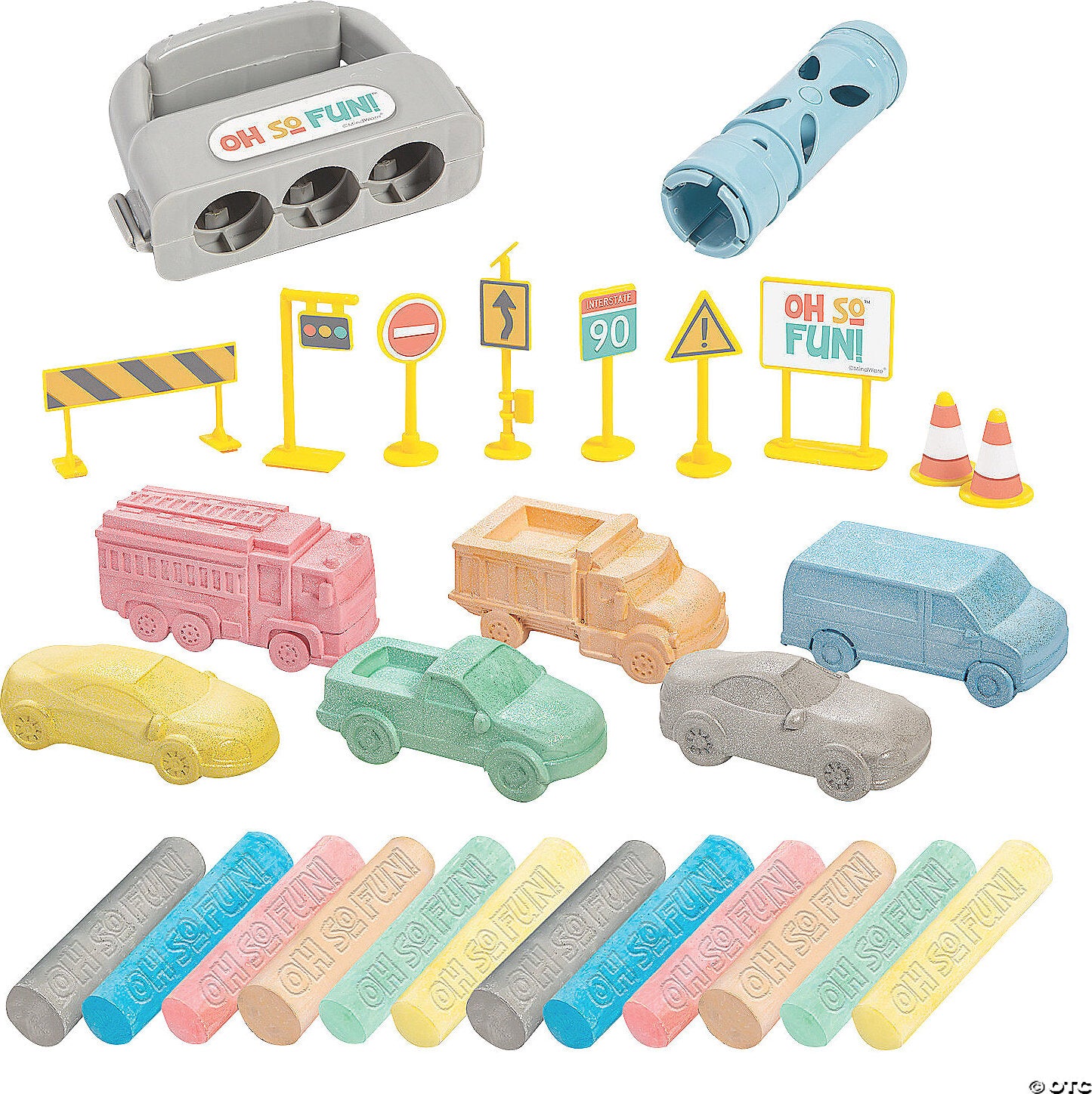 Oh So Fun! Cars and Trucks Chalk Set