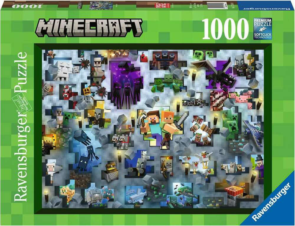 Minecraft Mobs Challenge Puzzle, 1000 pc