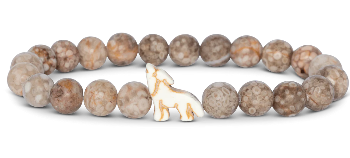 The Scout Bracelet - Wolf, Moon