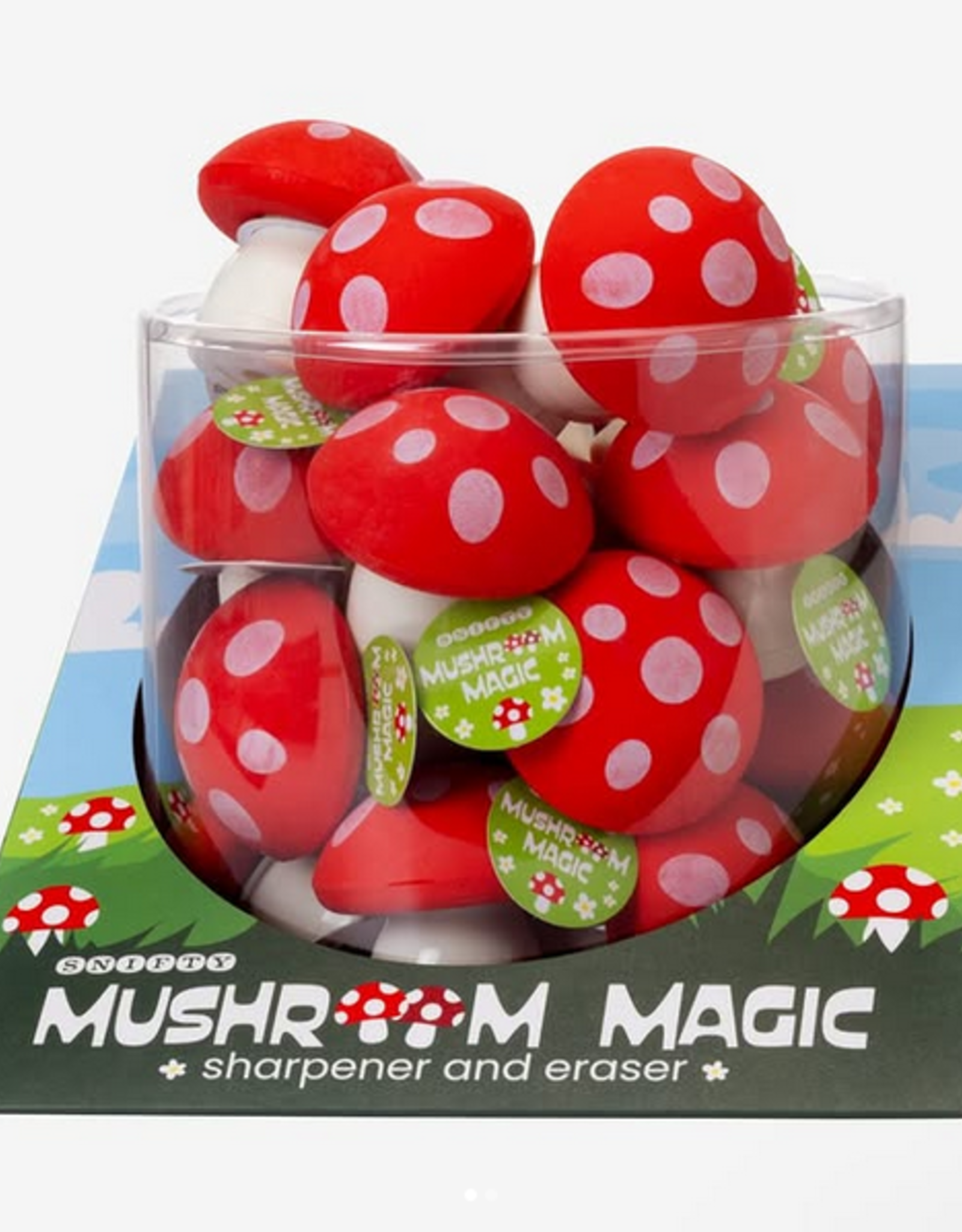 Mushroom Magic Sharpener+Eraser