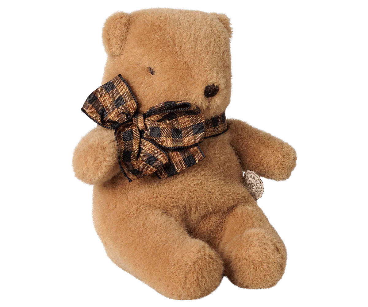 Mini Teddy Bear Plush - Mushroom