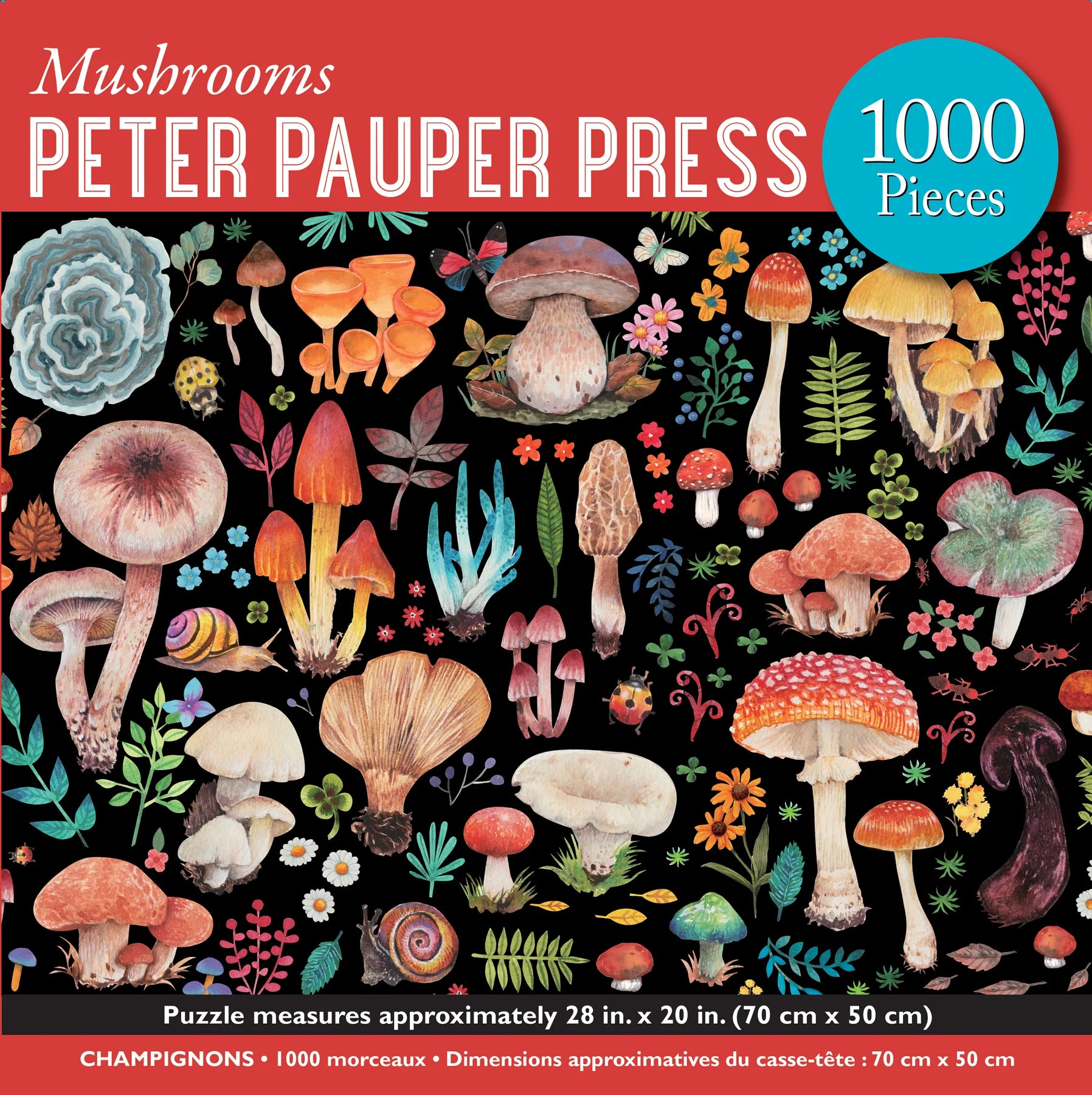 Mushrooms 1000 pc Jigsaw Puzzle